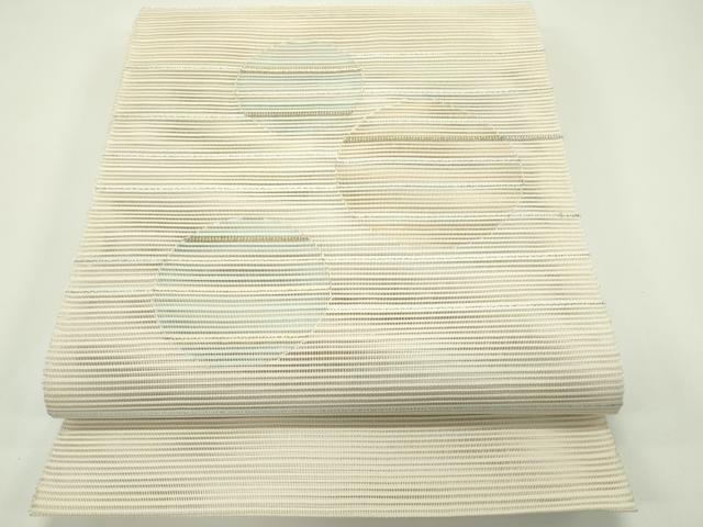 平和屋着物*夏物 八寸名古屋帯 絽綴れ 横段丸文 金銀糸 正絹 逸品 CABG7528rv