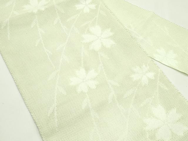 平和屋着物*夏物 八寸名古屋帯 枝花文 CABG7531rv