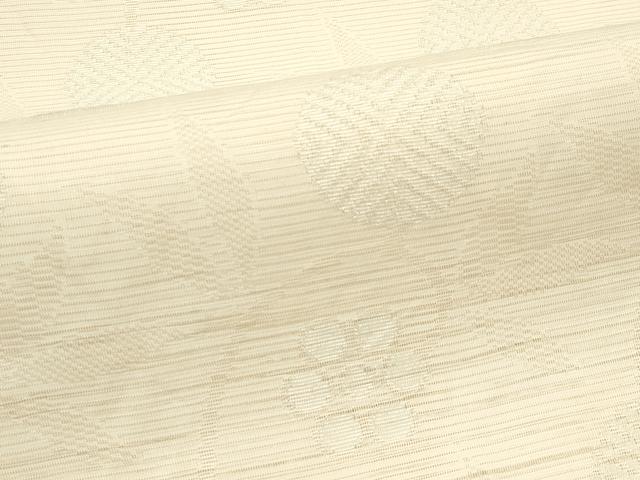平和屋着物*夏物 六通柄袋帯 草花文 銀糸 正絹 逸品 CABG7542rv