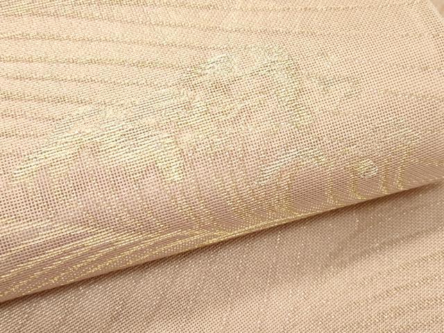 平和屋着物*夏物 六通柄袋帯 立波文 金糸 正絹 逸品 CABG7556rv