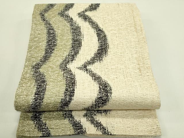 平和屋着物*夏物 八寸名古屋帯 感動 正絹 逸品 CABG7589rv
