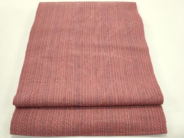 平和屋着物*夏物 八寸名古屋帯 草木文 正絹 逸品 CABG7592rv