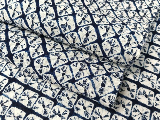 平和屋着物∴夏物 男性 浴衣 有松鳴海絞り 綿 逸品 未使用 CABG7620vp