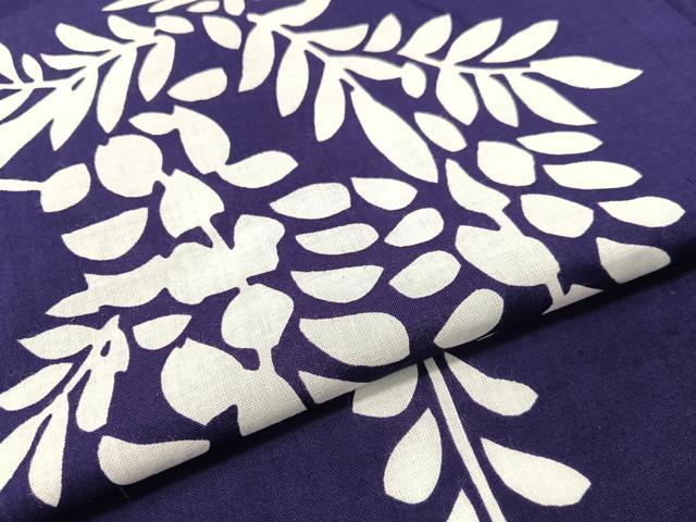 平和屋着物▽訪問着 単衣 藤花房シルエット 綿 逸品 CABG7628vp