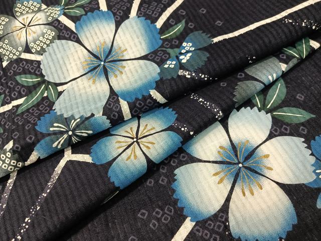 平和屋着物∴夏物 浴衣 撫子 金彩 綿 逸品 CABG7657vp