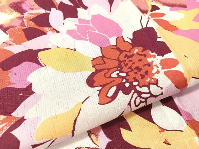 平和屋着物∴夏物 浴衣 菊花文 綿 逸品 CABG7666vp