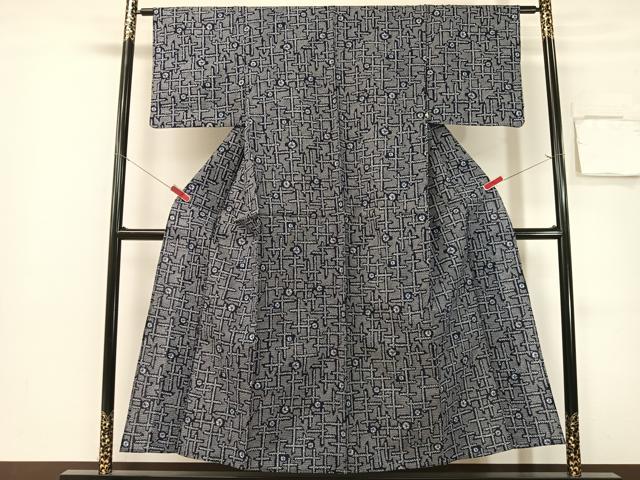 平和屋着物∴夏物 浴衣 繁久 綿 逸品 未使用 CABG7684vp