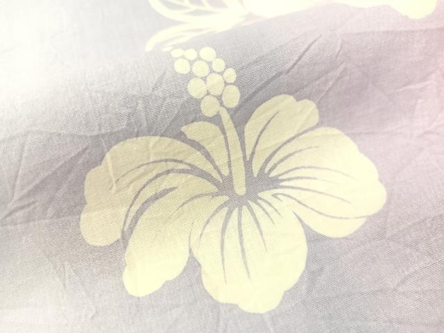 平和屋着物∴夏物 浴衣 ハイビスカス CABG7689vp