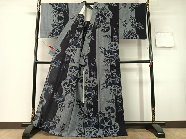 平和屋着物∴夏物 浴衣 朝顔 綿 逸品 CABG7700vp