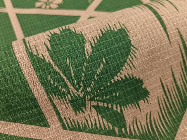 平和屋着物∴夏物 浴衣 綿紅梅 籬花文 綿 逸品 CABG7735vp