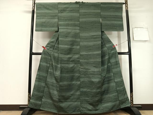 平和屋着物●上質な紬 霞文 正絹 逸品 未使用 CABG7750vp
