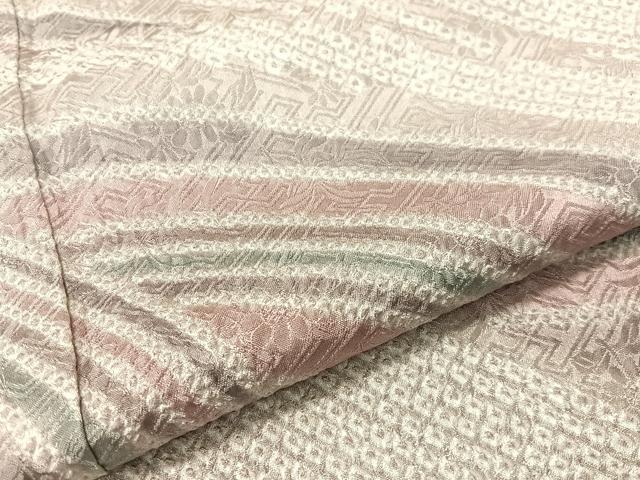 平和屋着物●訪問着 総絞り 立波文 正絹 逸品 未使用 CABG7771vp