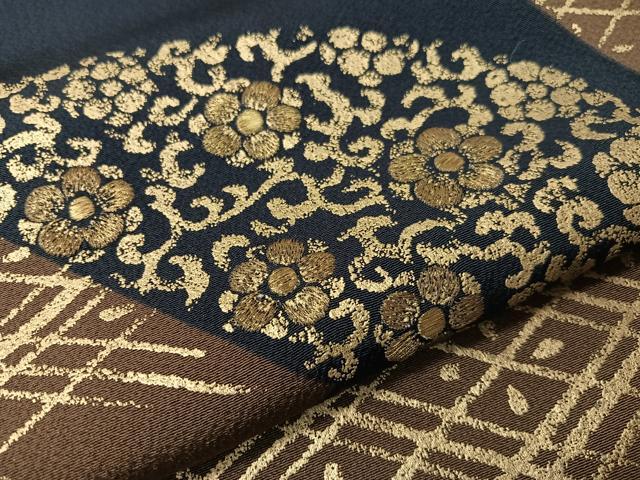 平和屋着物●ファッションデザイナー 花井幸子 色留袖 刺繍 切嵌吉祥花文 金彩 正絹 逸品 未使用 CABG7772vp