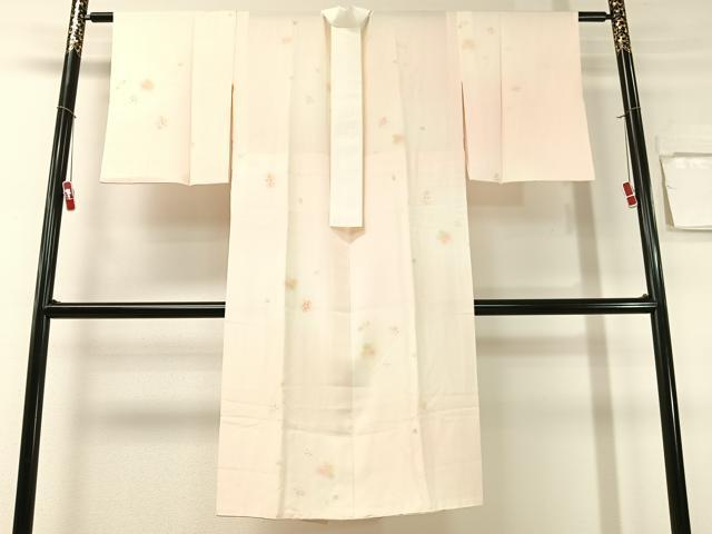 平和屋着物●長襦袢 無双仕立て 舞桜 暈し染め 正絹 逸品 CABG7774vp