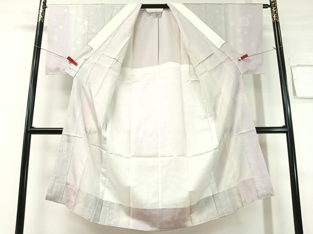 平和屋着物●長襦袢 無双仕立て 源氏車舞桜 暈し染め やまと誂製 正絹 逸品 未使用 CABG7775vp