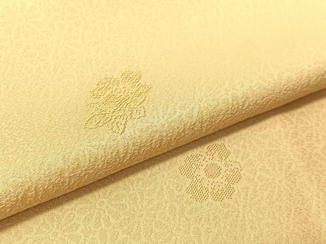 平和屋着物●上質な色無地 舞花地紋 砥粉色 正絹 逸品 CABG7777vp