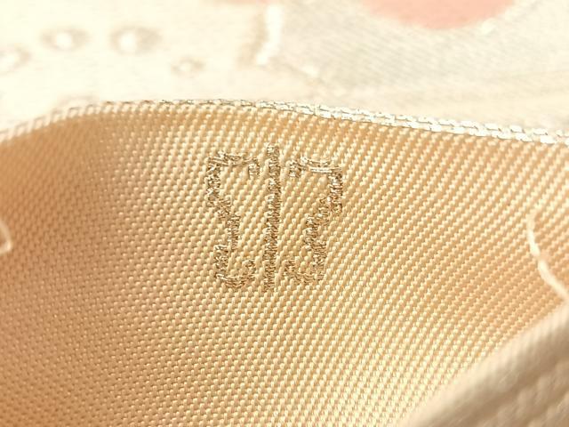 平和屋着物●西陣 川島織物 六通柄 本袋帯 花丸文 金銀糸 正絹 逸品 CABG7843vp