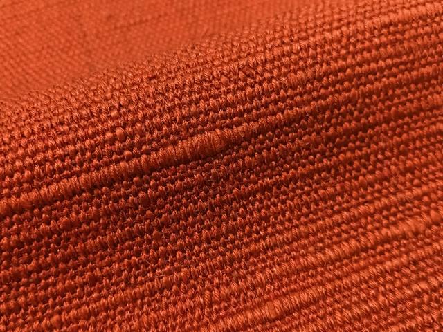 平和屋着物●八寸名古屋帯 信州紬 紅海老茶色 正絹 逸品 CABG7916vp