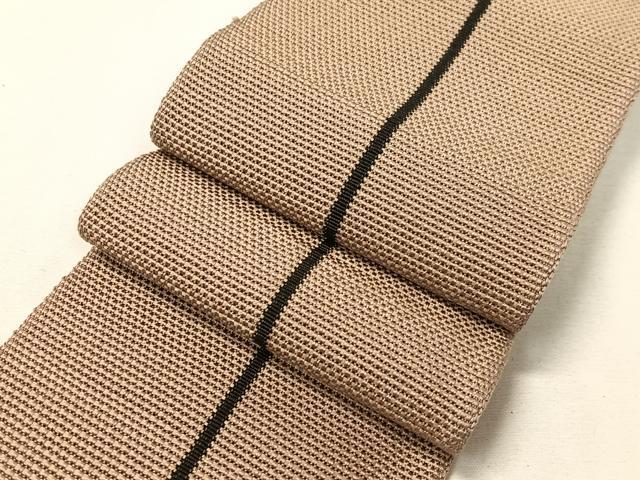 平和屋着物*夏物 男性 本場筑前博多織 角帯 間道 正絹 逸品 CABG7960vp