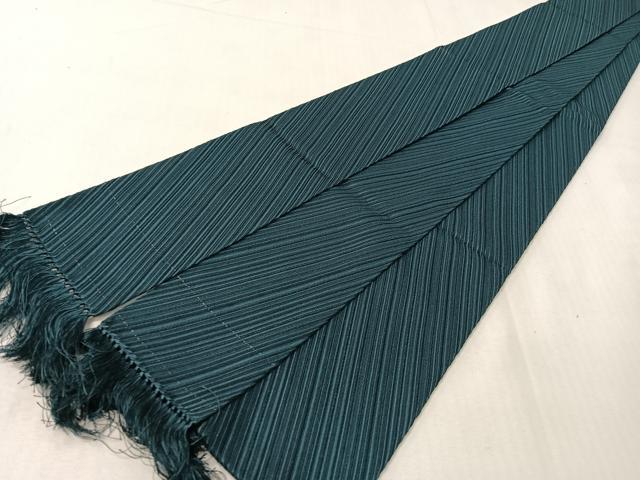 平和屋着物●男性 本場筑前博多織 角帯 斜線文 正絹 逸品 CABG7963vp