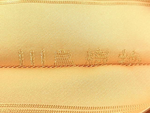 平和屋着物●西陣 川島織物 六通柄 本袋帯 草花丸文 金銀糸 正絹 逸品 CABG7990vp