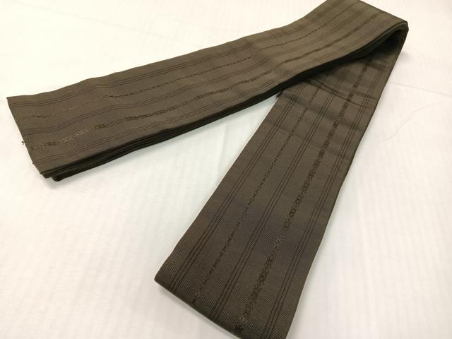 平和屋着物●男性 本場筑前博多織 角帯 吉祥間道 正絹 逸品 CABG7991vp