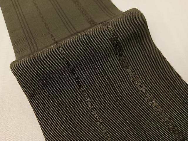 平和屋着物●男性 本場筑前博多織 角帯 吉祥間道 正絹 逸品 CABG7991vp