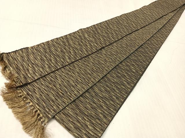 平和屋着物●男性 本場筑前博多織 角帯 霞文 正絹 逸品 CABG7996vp