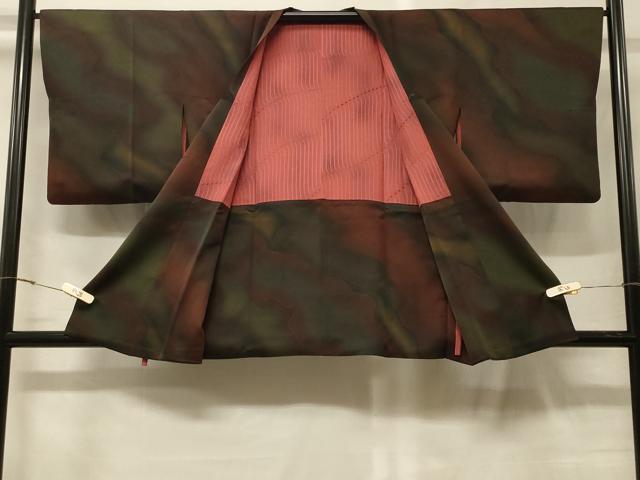 平和屋着物#道行コート 霞文 暈し染め 正絹 逸品 CABG8002in