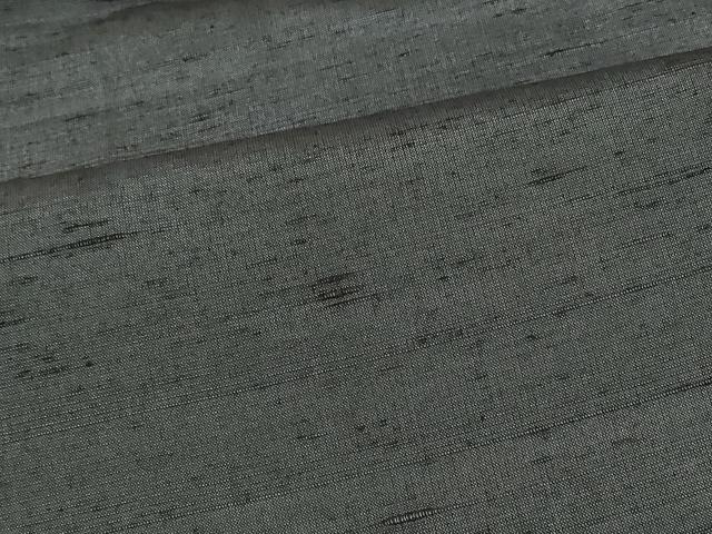 平和屋着物#男性 羽織 紬地 鈍色 正絹 逸品 CABG8024in
