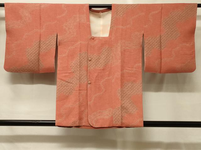 平和屋着物#道行コート 絞り 道長文 正絹 逸品 CABG8052in