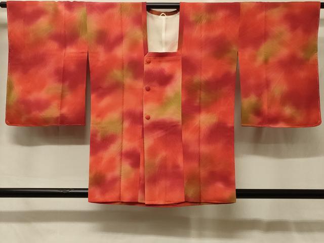 平和屋着物#道行コート 松葉地紋 暈し染め 正絹 逸品 未使用 CABG8053in