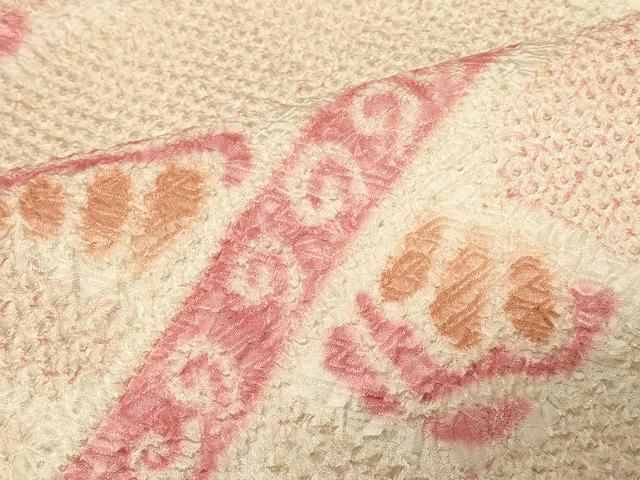 平和屋着物#羽織 総絞り 幾何学文様 正絹 逸品 未使用 CABG8058in