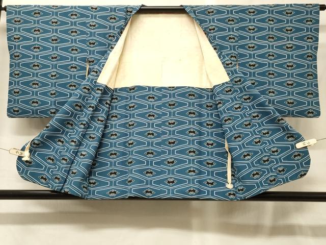 平和屋着物#道行コート 抽象文 正絹 逸品 CABG8059in