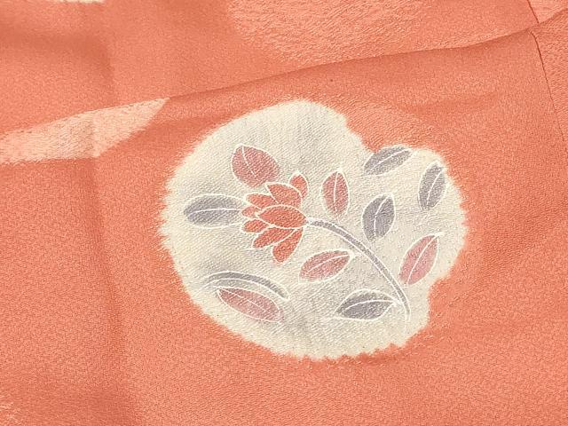 平和屋着物#道行コート 絞り 草花丸文 正絹 逸品 未使用 CABG8072in