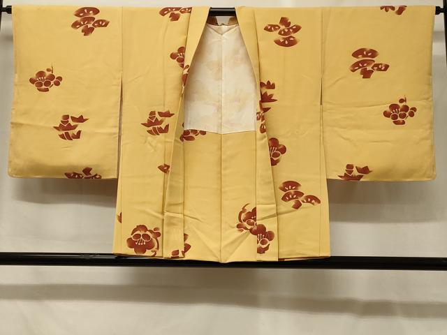 平和屋着物#羽織 型染め 草花文 暈し染め 正絹 逸品 未使用 CABG8084in