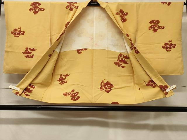 平和屋着物#羽織 型染め 草花文 暈し染め 正絹 逸品 未使用 CABG8084in