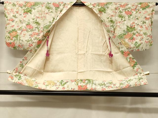 平和屋着物#羽織 草花文 正絹 逸品 CABG8094in