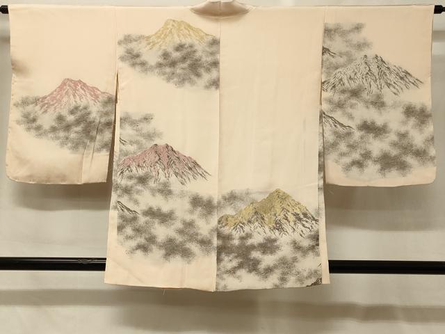 平和屋着物#羽織 寿光織 遠山文 金銀糸 正絹 逸品 未使用 CABG8110in