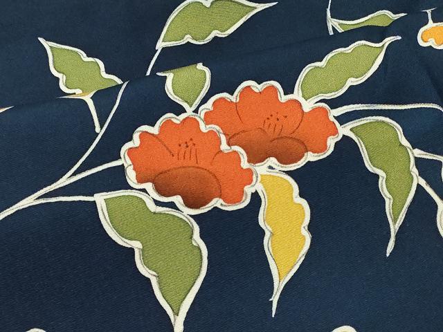 平和屋着物#羽織 手描き 枝花文 正絹 逸品 未使用 CABG8115in