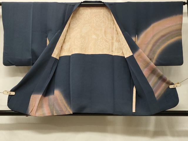 平和屋着物#道行コート 絞り 霞文 暈し染め 正絹 逸品 CABG8117in