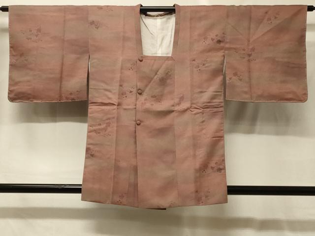 平和屋着物#道行コート 秋草文 暈し染め 正絹 逸品 未使用 CABG8122in