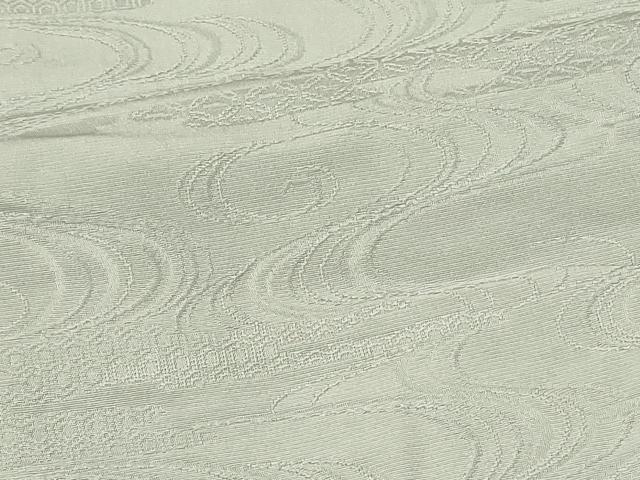平和屋着物#羽織 色無地 流水地紋 白花色 正絹 逸品 CABG8130in