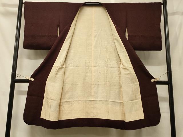 平和屋着物#道行コート 霞文 金通し地 ロング丈 正絹 逸品 CABG8146in