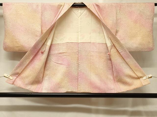 平和屋着物#羽織 総絞り 霞文 暈し染め 正絹 逸品 CABG8157in