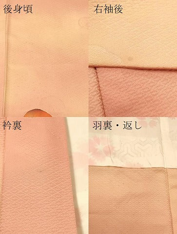 平和屋着物#羽織 地紋起こし 舞花文 暈し染め 正絹 逸品 CABG8166in