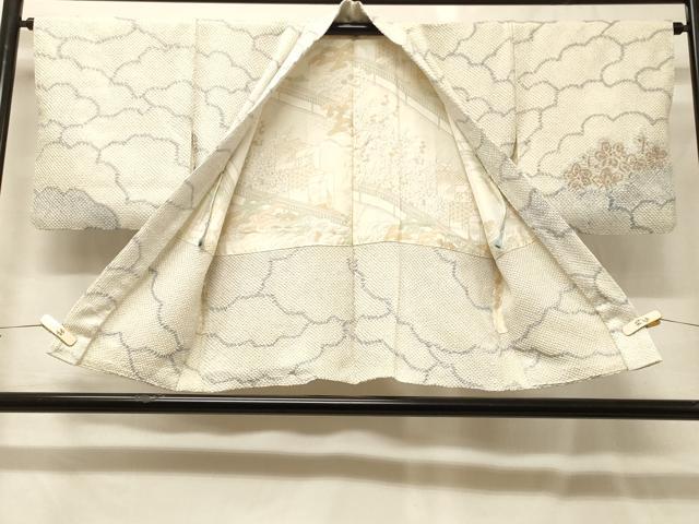 平和屋着物#羽織 総絞り 雲重ね枝花文 正絹 逸品 CABG8176in