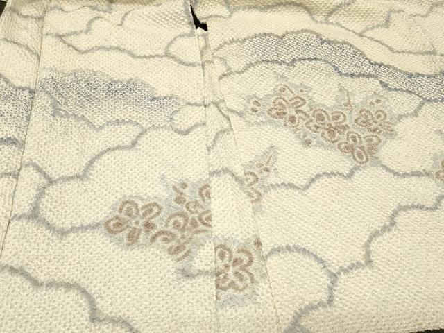 平和屋着物#羽織 総絞り 雲重ね枝花文 正絹 逸品 CABG8176in