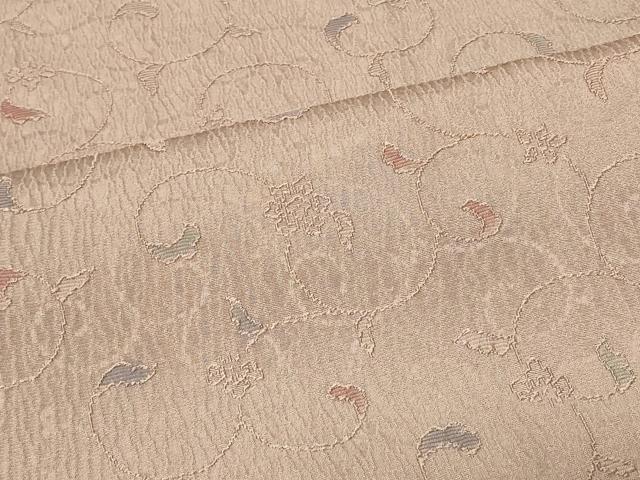 平和屋着物#羽織 地紋起こし 花唐草文 暈し染め 正絹 逸品 未使用 CABG8182in
