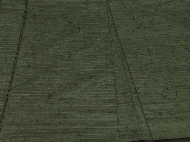 平和屋着物#男性 羽織 ひげ紬 横段文 正絹 逸品 CABG8195in